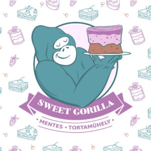 Sweet gorilla mentes sütemény