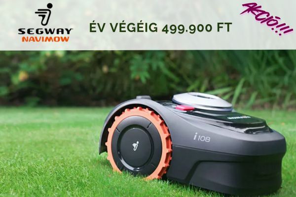 Robotfűnyíró akció